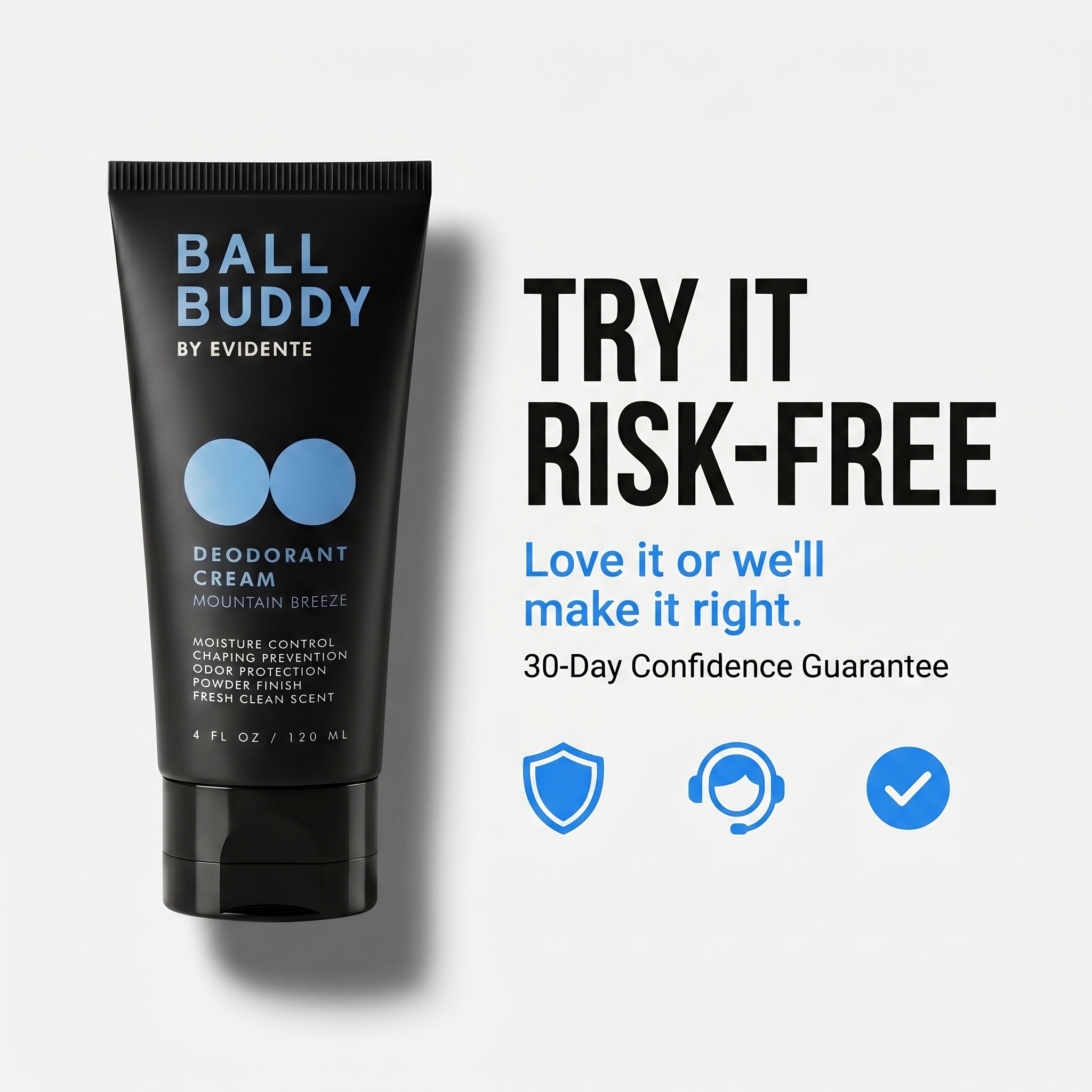 Below The Belt Deodorant Cream